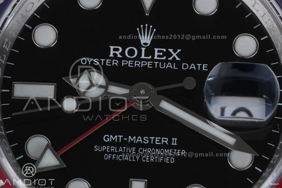 BLRO On 904L Best ARF GMT SS Pepsi Jubilee HighQuality 126710 New SH3285 Edition 1:1 II (UV Master Bezel V 862 Bracelet ) 0720